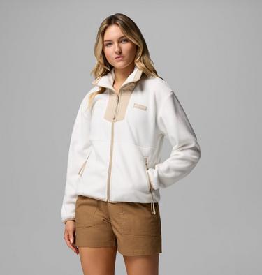 Sequoia Grove Full Zip Fleece, Color: Sea Salt, Ancient Fossil, image 9