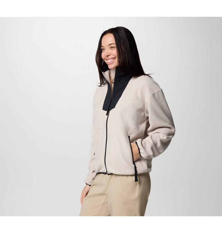 Women's Sequoia Grove Fleece Jacket, Color: Dark Stone, Black, image 3