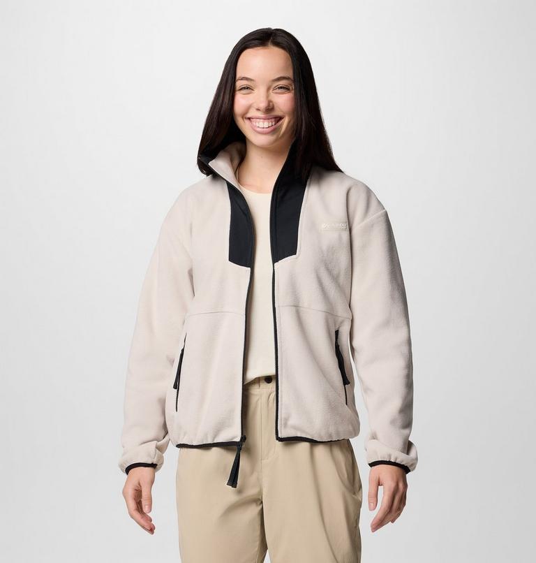 Women's Sequoia Grove Fleece Jacket, Color: Dark Stone, Black, image 5