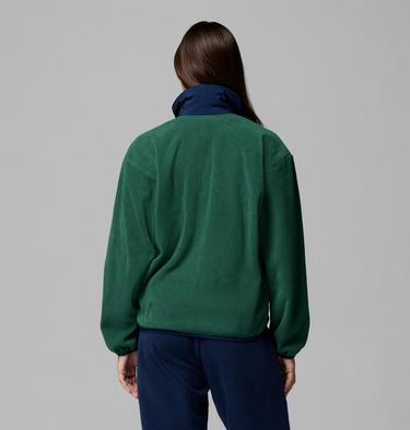 Women's Sequoia Grove Fleece Jacket, Color: Rain Forest, Collegiate Navy, image 15