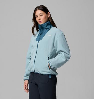 Women's Sequoia Grove Fleece Jacket, Color: Crushed Blue, Everblue, image 4