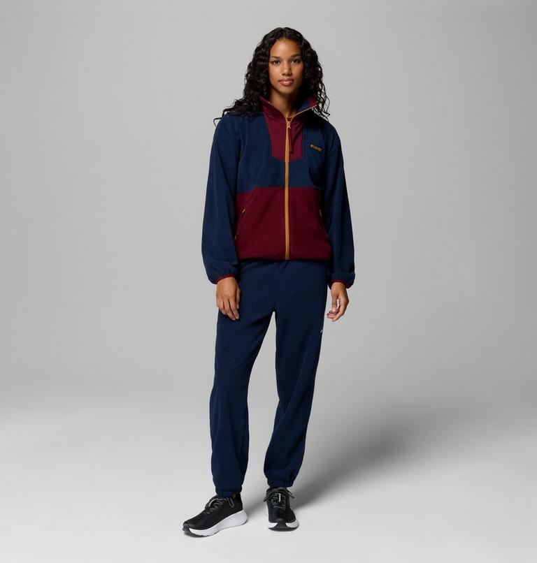Sequoia Grove Full Zip Fleece, Color: Collegiate Navy, Rich Wine, Maple Sugar, image 2