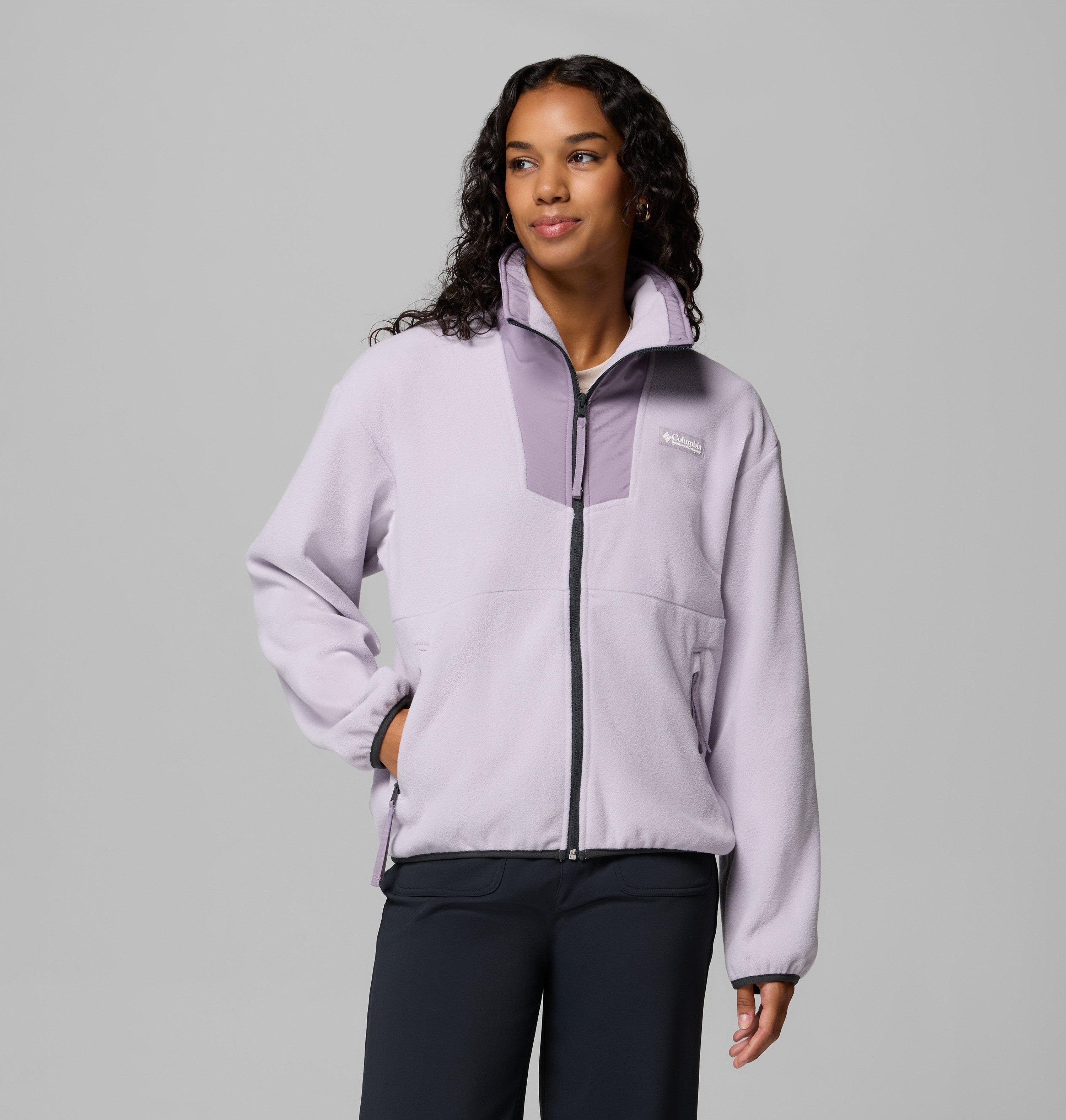 Columbia Sportswear Women's Purple Columbia - Sequoia Grove™ Fleece Jacket - Lavender Pearl, Shale Large