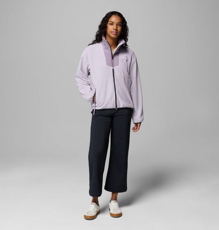 Sequoia Grove Full Zip Fleece, Color: Lavender Pearl, Shale Purple, image 2
