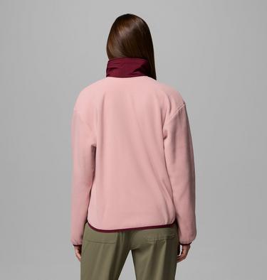 Women's Sequoia Grove Fleece Jacket, Color: Eraser Pink, Rich Wine, image 11