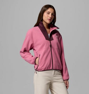 Sequoia Grove Full Zip Fleece, Color: Rosette, Moonvista, image 3