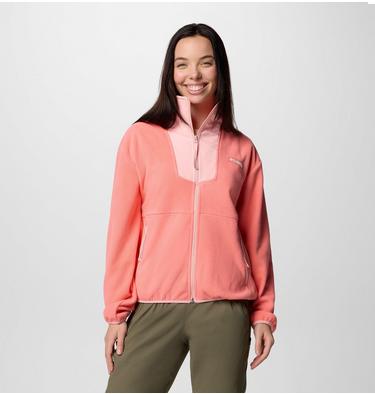 Women's Sequoia Grove Fleece Jacket, Color: Alpenglow, Pink Sand, image 15