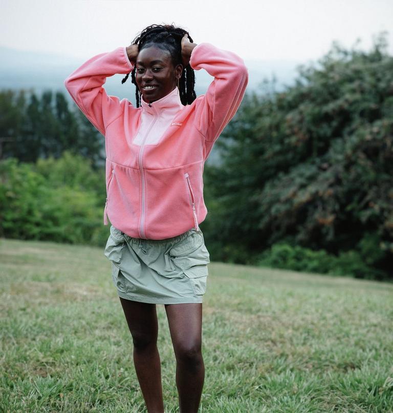 Women's Sequoia Grove Fleece Jacket, Color: Alpenglow, Pink Sand, image 7