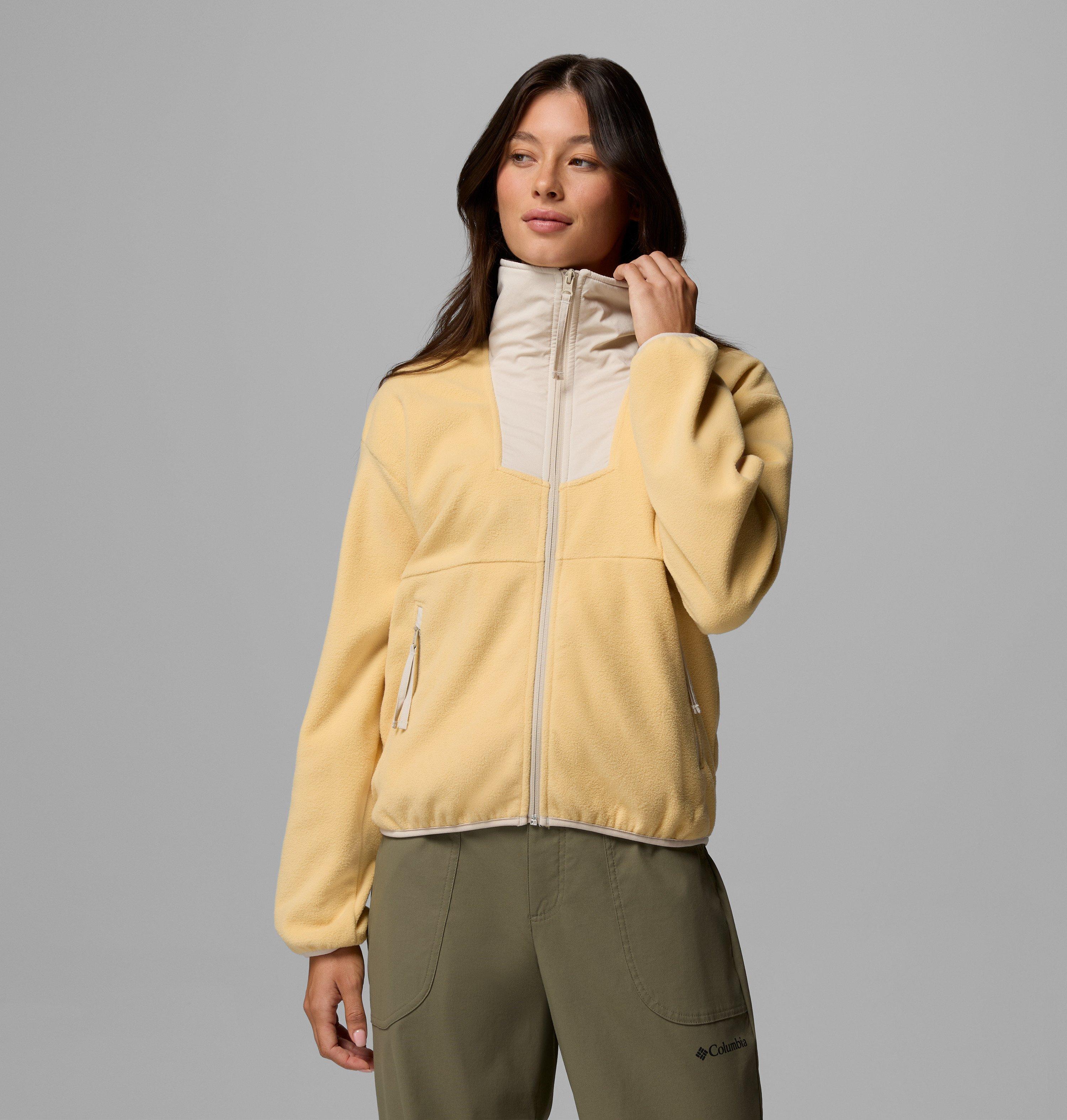 Columbia Sportswear Women's Yellow Columbia - Sequoia Grove™ Fleece Jacket - Sand Dune Medium