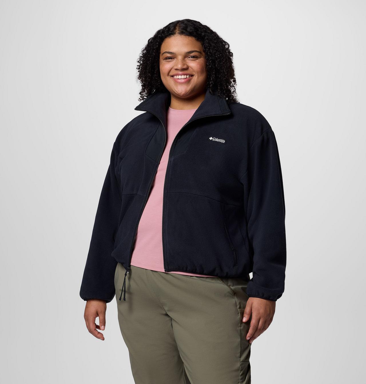 Vêtement polaire à fermeture éclair pleine longueur Sequoia Grove™ pour femmes - Grandes tailles 5