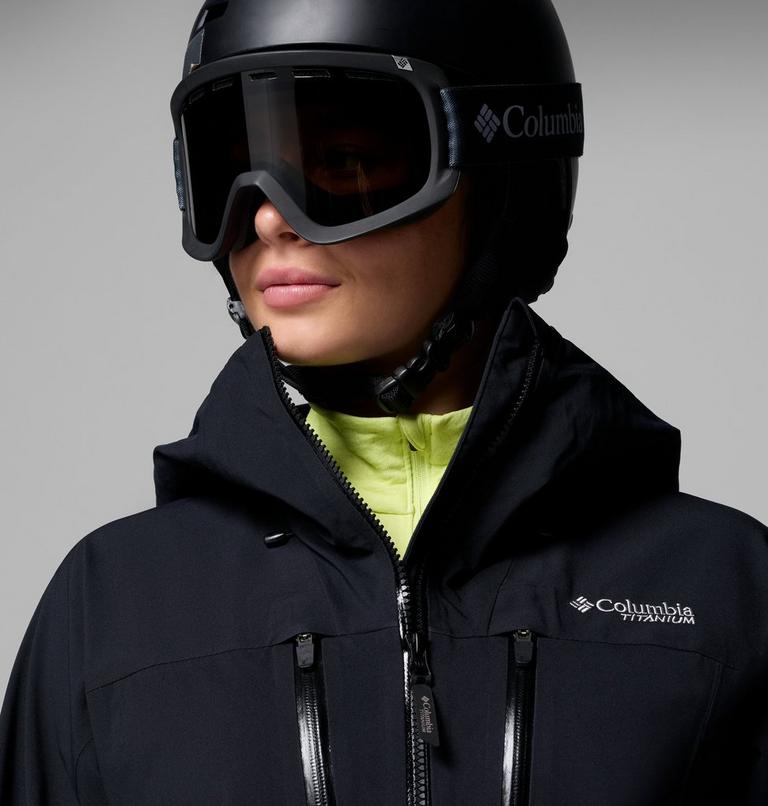 Women's Platinum Peak II 3L Shell Jacket, Color: Black, image 13