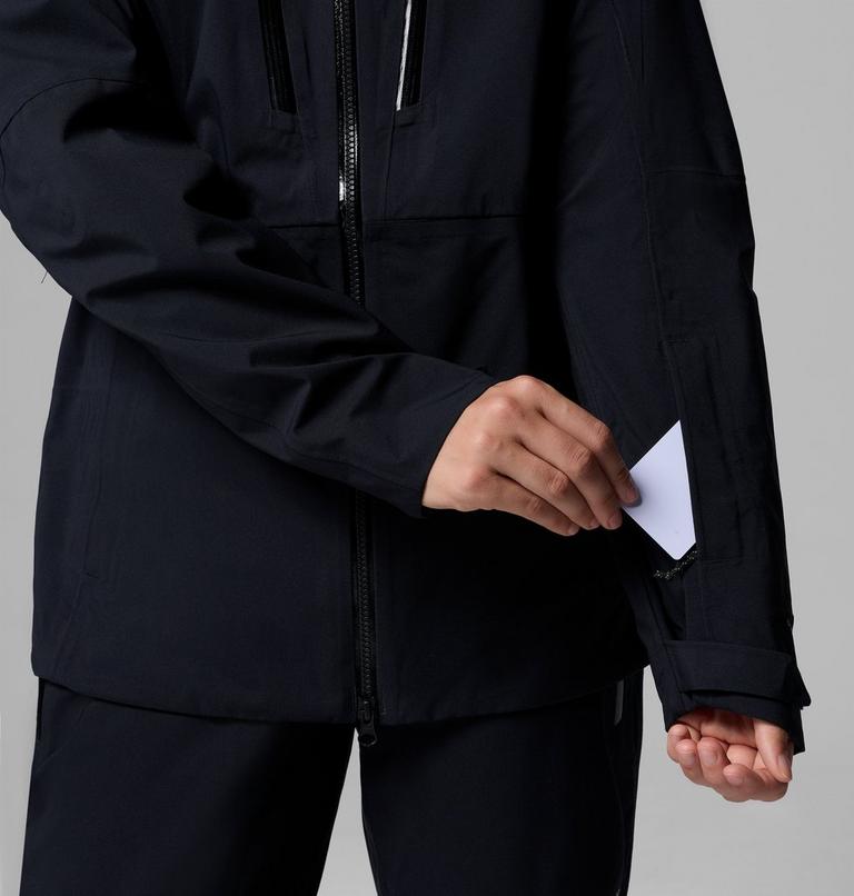 Women's Platinum Peak II 3L Shell Jacket, Color: Black, image 9