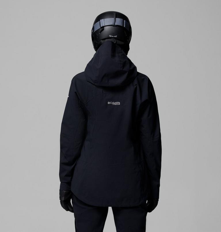Women's Platinum Peak II 3L Shell Jacket, Color: Black, image 3