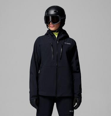 Chaqueta shell de esquí impermeable Platinum Peak II 3L para mujer, Color: Black, image 3