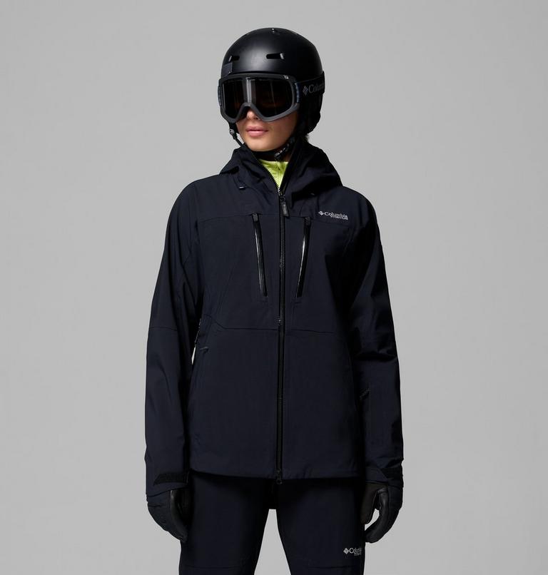 Women's Platinum Peak II 3L Shell Jacket, Color: Black, image 1