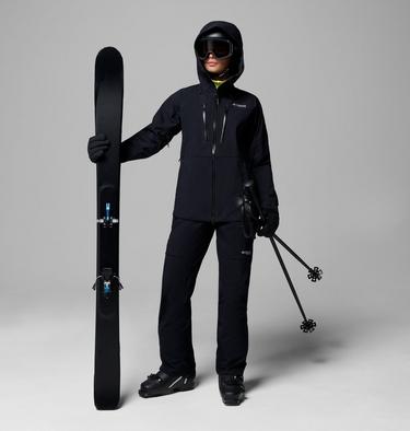 Chaqueta shell de esquí impermeable Platinum Peak II 3L para mujer, Color: Black, image 4