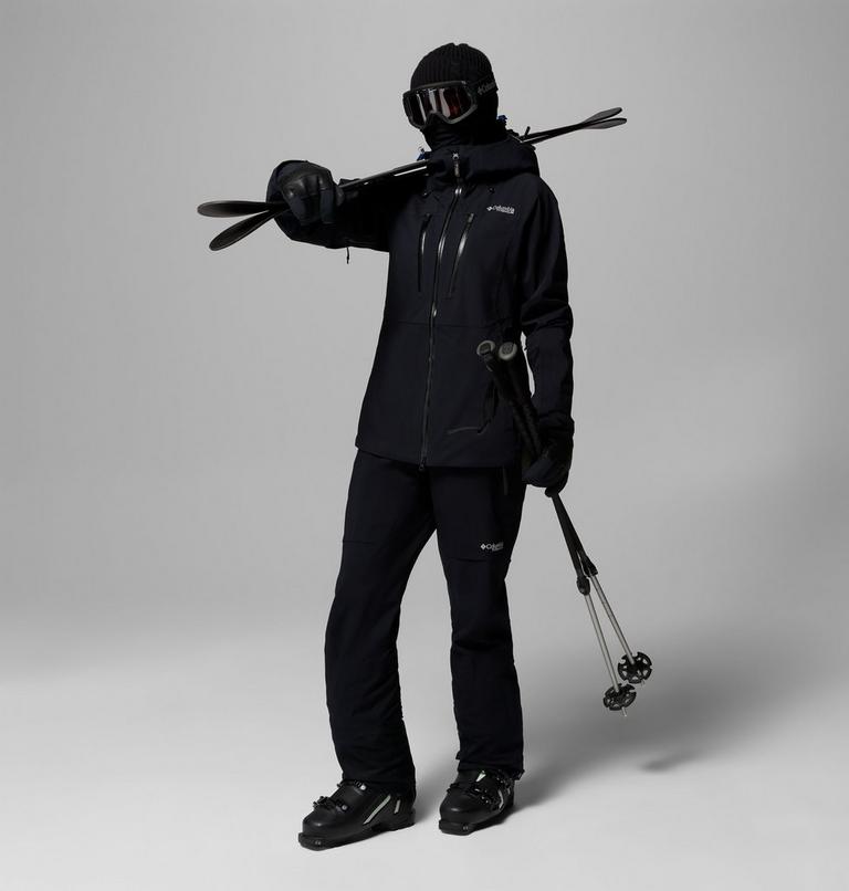 Women's Platinum Peak II 3L Waterproof Ski Shell, Color: Black, image 14