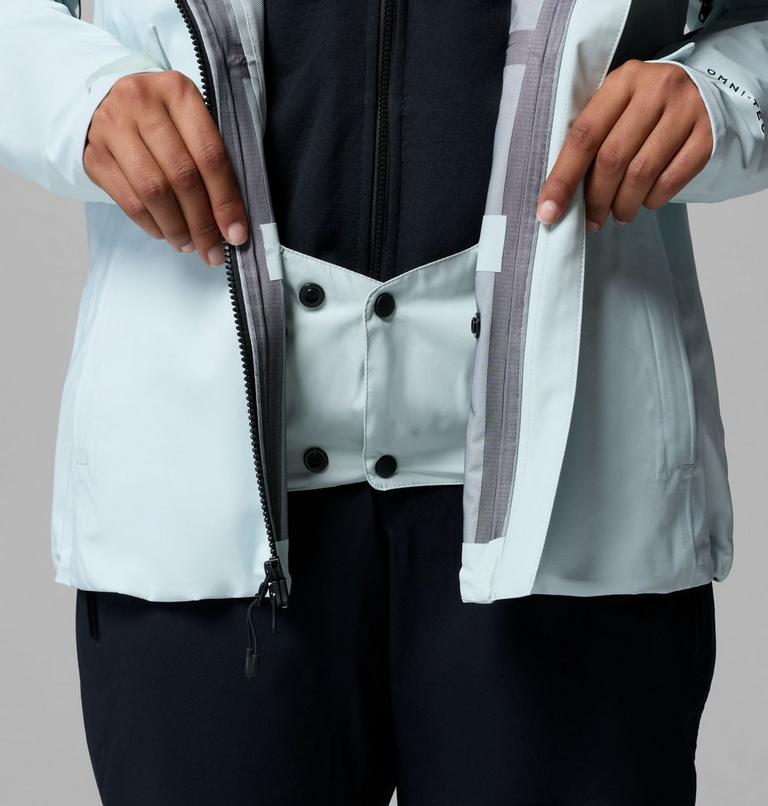 Women's Platinum Peak II 3L Shell Jacket, Color: Tea Light, image 7