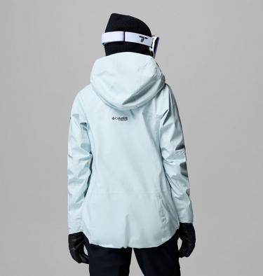 Women's Platinum Peak II 3L Waterproof Ski Shell, Color: Tea Light, image 3