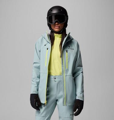 Chaqueta shell de esquí impermeable Platinum Peak II 3L para mujer, Color: Crushed Blue, image 1