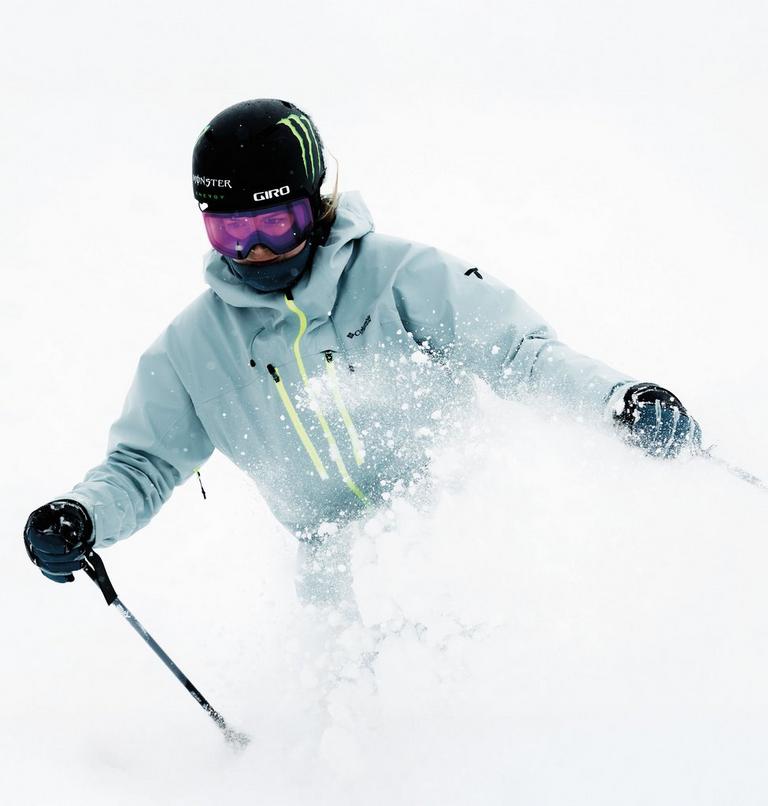 Women's Platinum Peak II 3L Waterproof Ski Shell, Color: Crushed Blue, image 14