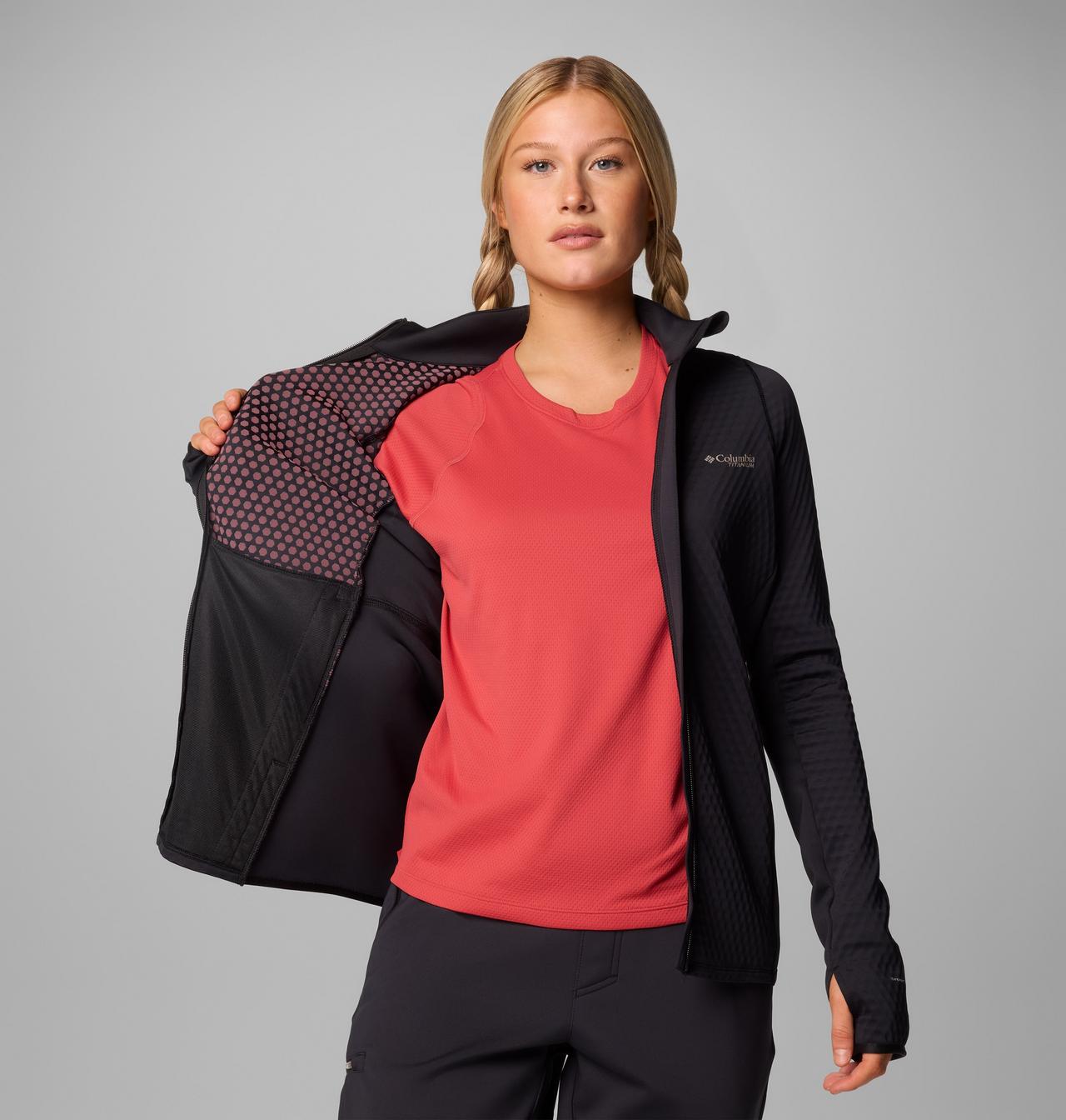 Women's Crystal Leaf™ Omni-Heat™ Helix Full Zip Jacket | 010 | L 7