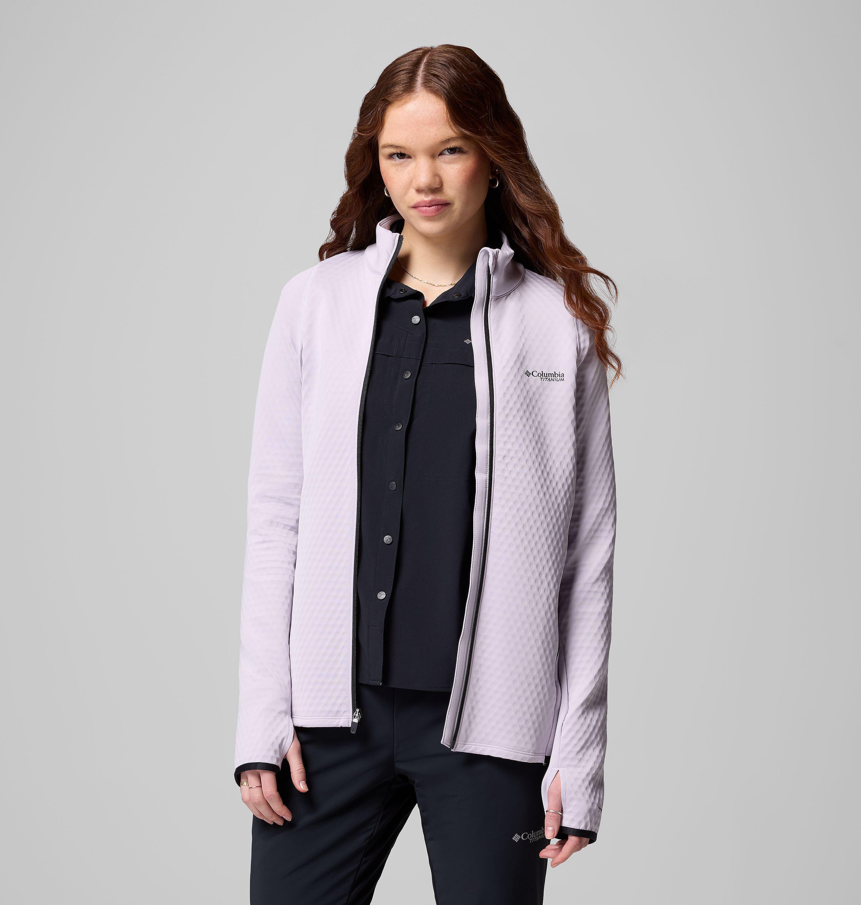 Women's Crystal Leaf Omni-Heat Helix Full Zip Jacket 7