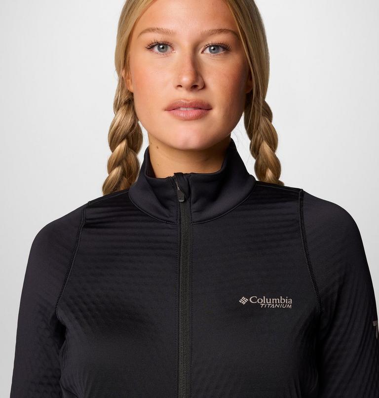 Women's Crystal Leaf Omni-Heat Helix Technical Jacket, Color: Black, image 5