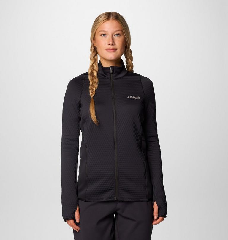 Women's Crystal Leaf Omni-Heat Helix Technical Jacket, Color: Black, image 1