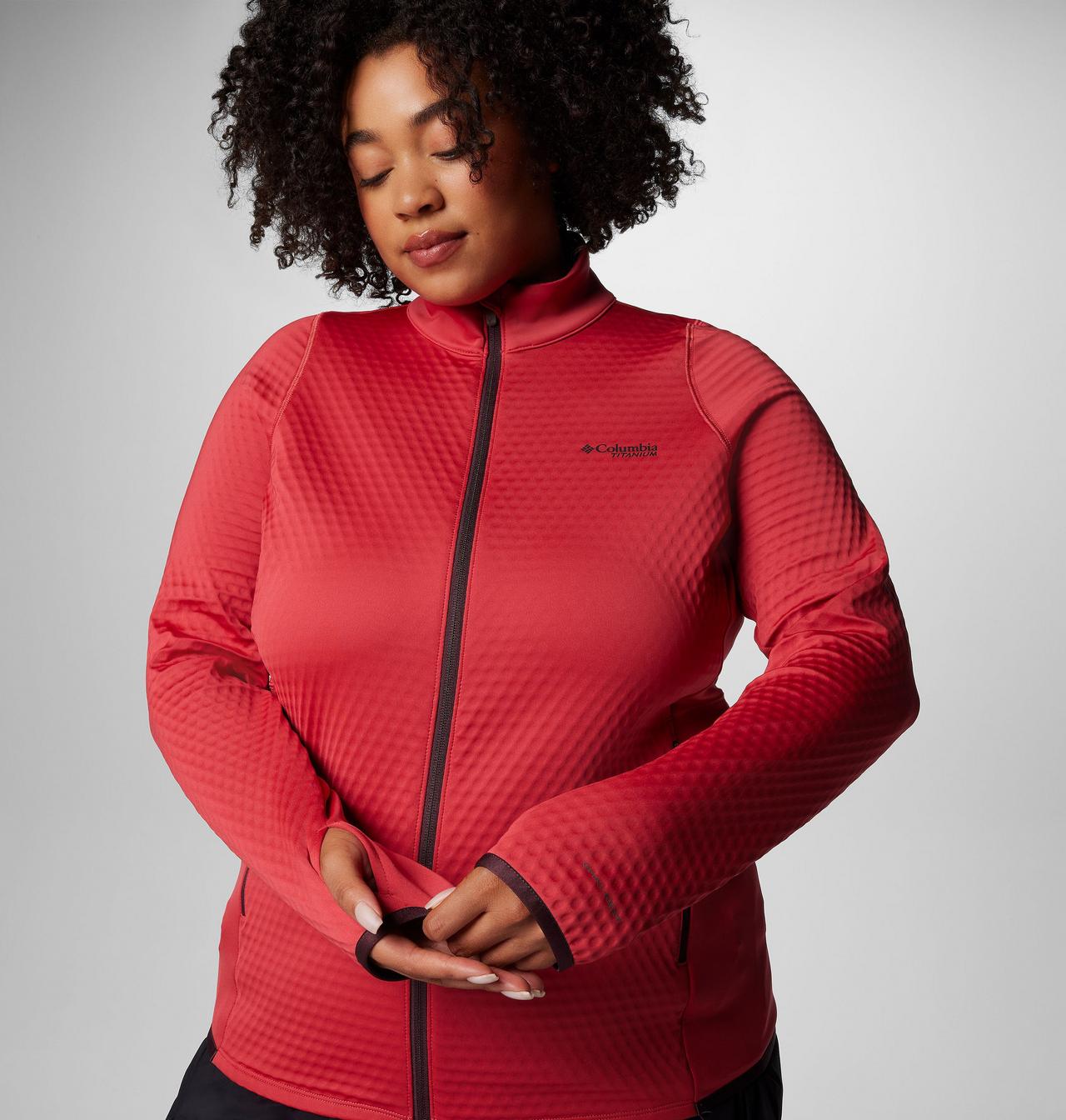 Women's Crystal Leaf™ Omni-Heat™ Helix Full Zip Jacket - Plus Size | 602 | 3X 8