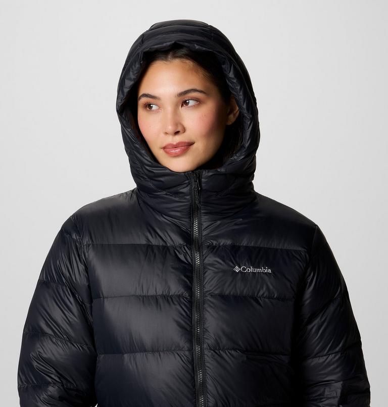 Chaqueta de plumón de largo medio con capucha Harmony Falls para mujer, Color: Black, image 5
