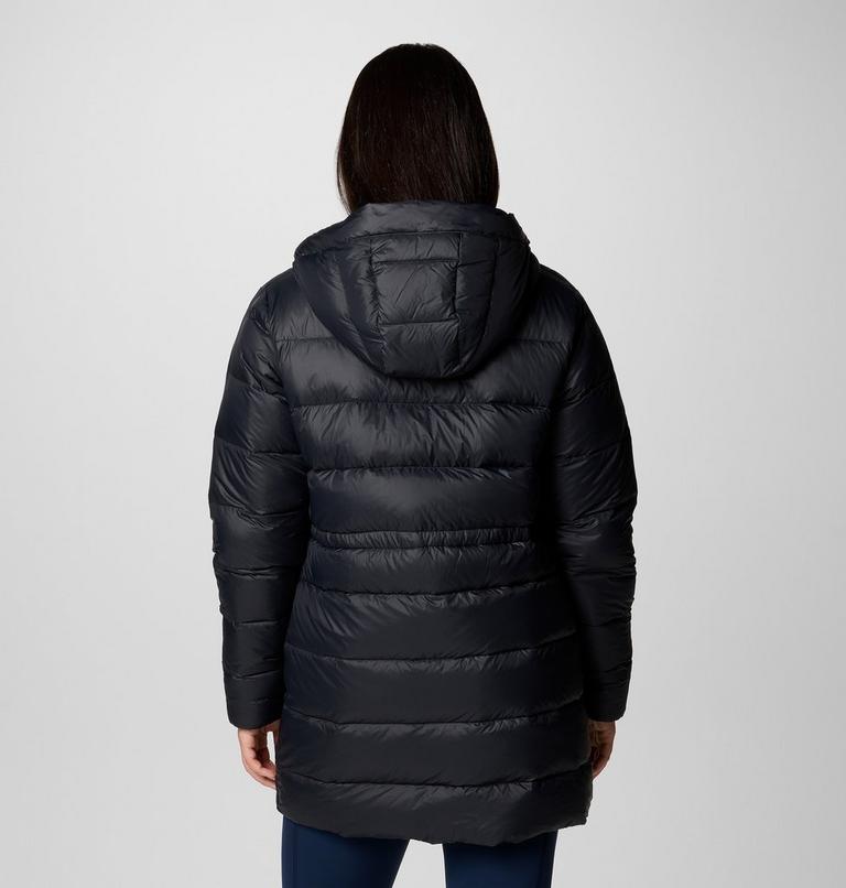 Chaqueta de plumón de largo medio con capucha Harmony Falls para mujer, Color: Black, image 2