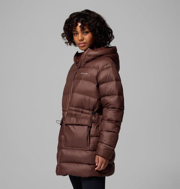 Chaqueta de plumón de largo medio con capucha Harmony Falls para mujer, Color: Tobacco, image 4