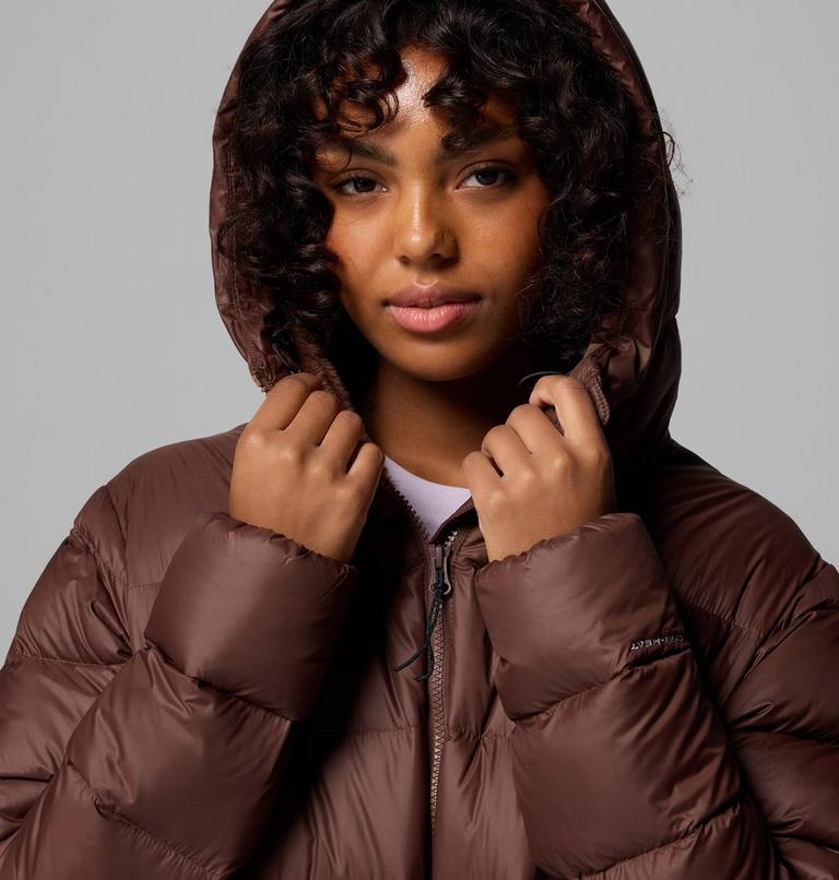 Chaqueta de plumón de largo medio con capucha Harmony Falls para mujer, Color: Tobacco, image 5