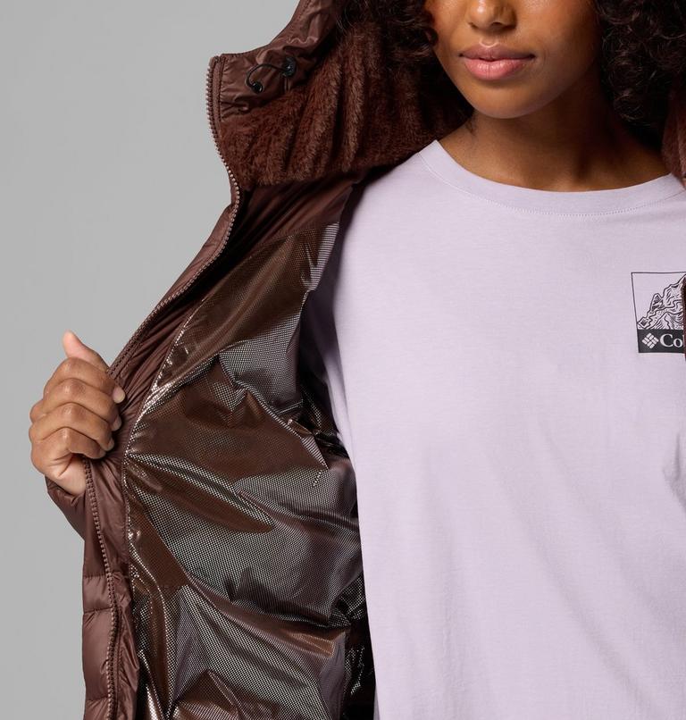 Chaqueta de plumón de largo medio con capucha Harmony Falls para mujer, Color: Tobacco, image 7