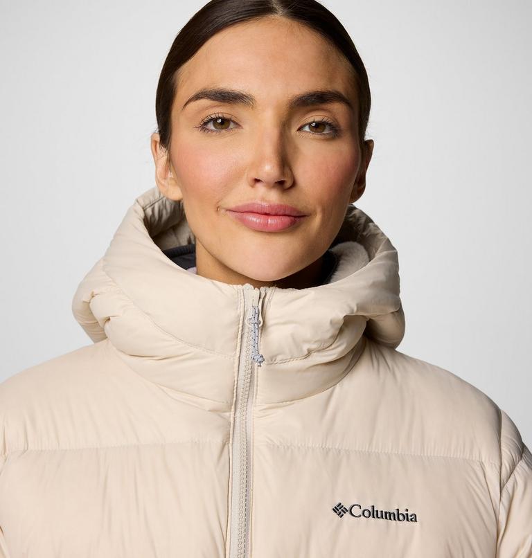 Women's Harmony Falls Hooded Mid Down Jacket, Color: Dark Stone, image 5
