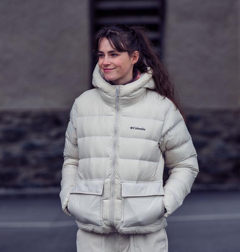 Women's Harmony Falls Hooded Down Jacket, Color: Dark Stone, image 8