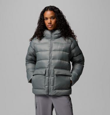 Women's Harmony Falls Hooded Down Jacket, Color: Sedona Sage, image 5