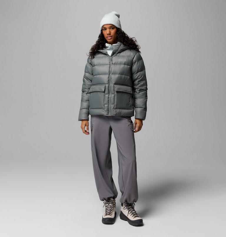 Women's Harmony Falls Hooded Down Jacket, Color: Sedona Sage, image 2