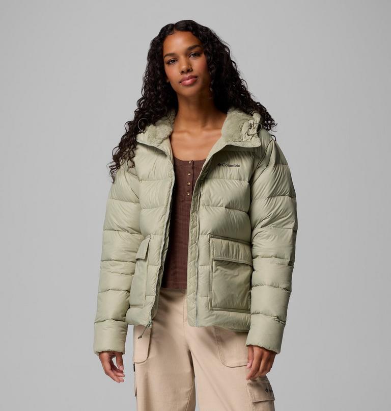 Chaqueta de plumón con capucha Harmony Falls para mujer, Color: Safari, image 5