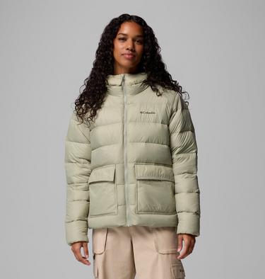 Chaqueta de plumón con capucha Harmony Falls para mujer, Color: Safari, image 1