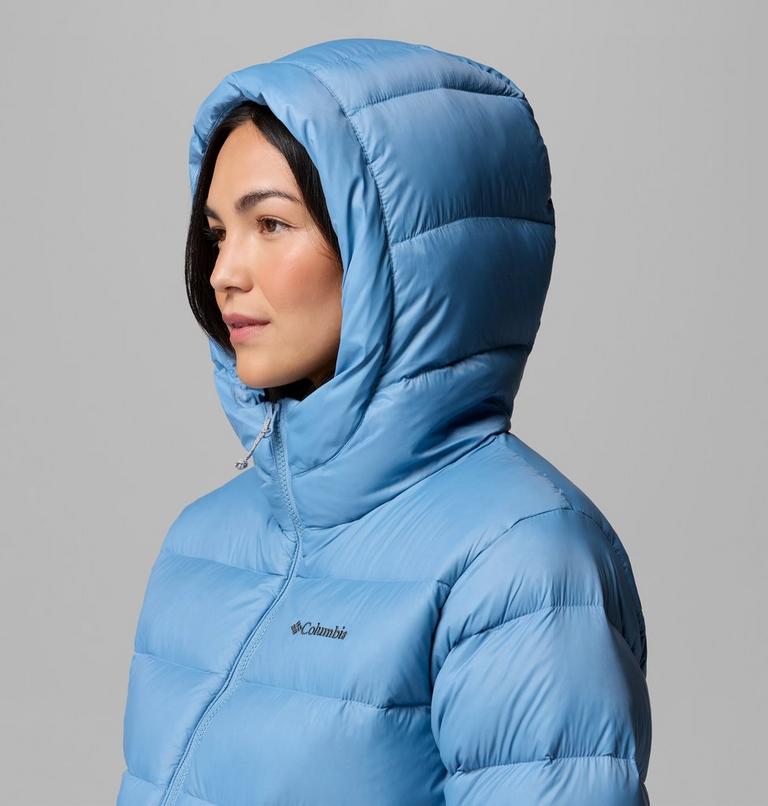 Women's Harmony Falls Hooded Down Jacket, Color: Rainy Day, image 7