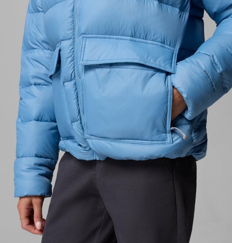 Women's Harmony Falls Hooded Down Jacket, Color: Rainy Day, image 8