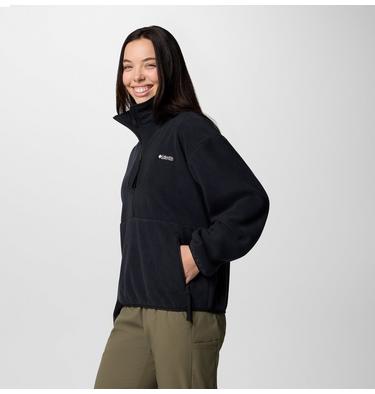Women's Sequoia Grove Half Zip Fleece, Color: Black, image 35