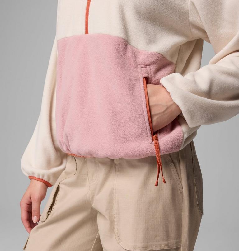 Sequoia Grove 1/2 Zip Fleece, Color: Chalk, Eraser Pink, Tuscan, image 6