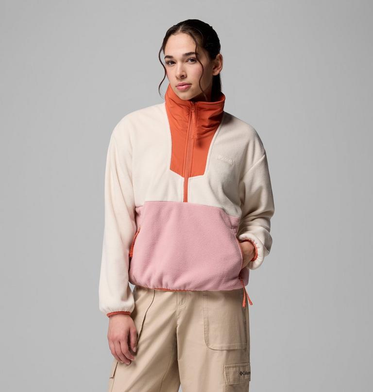 Sequoia Grove 1/2 Zip Fleece, Color: Chalk, Eraser Pink, Tuscan, image 1