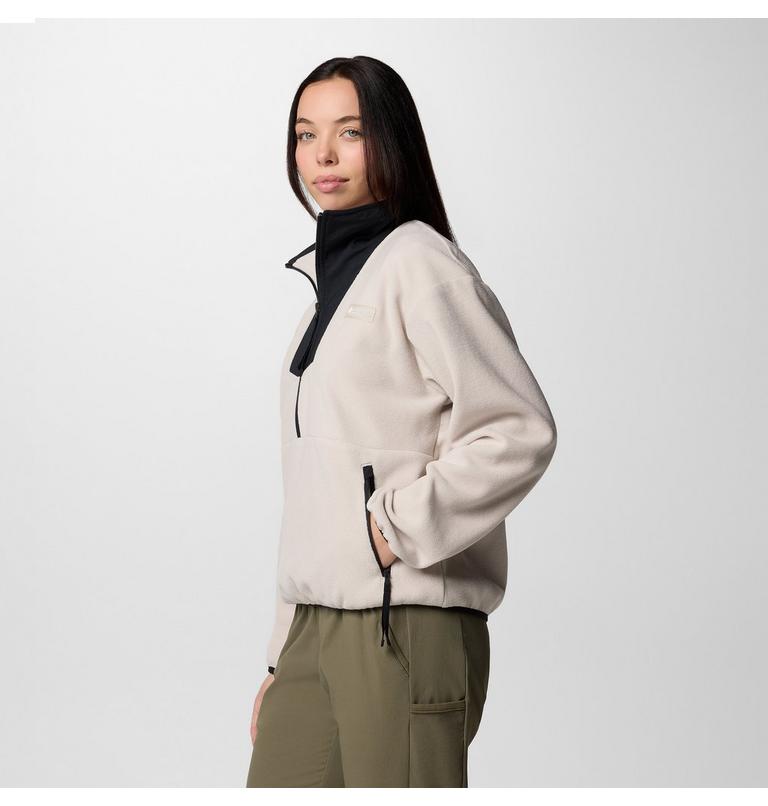 Sequoia Grove 1/2 Zip Fleece, Color: Dark Stone, Black, image 3