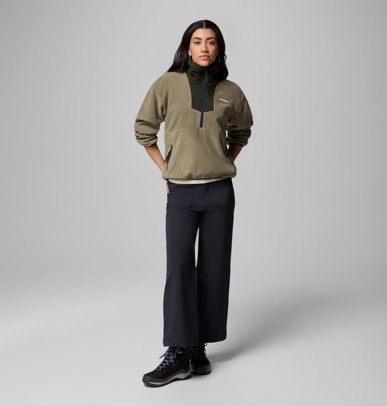 Sequoia Grove 1/2 Zip Fleece, Color: Stone Green, Greenscape, Coll Navy, image 2