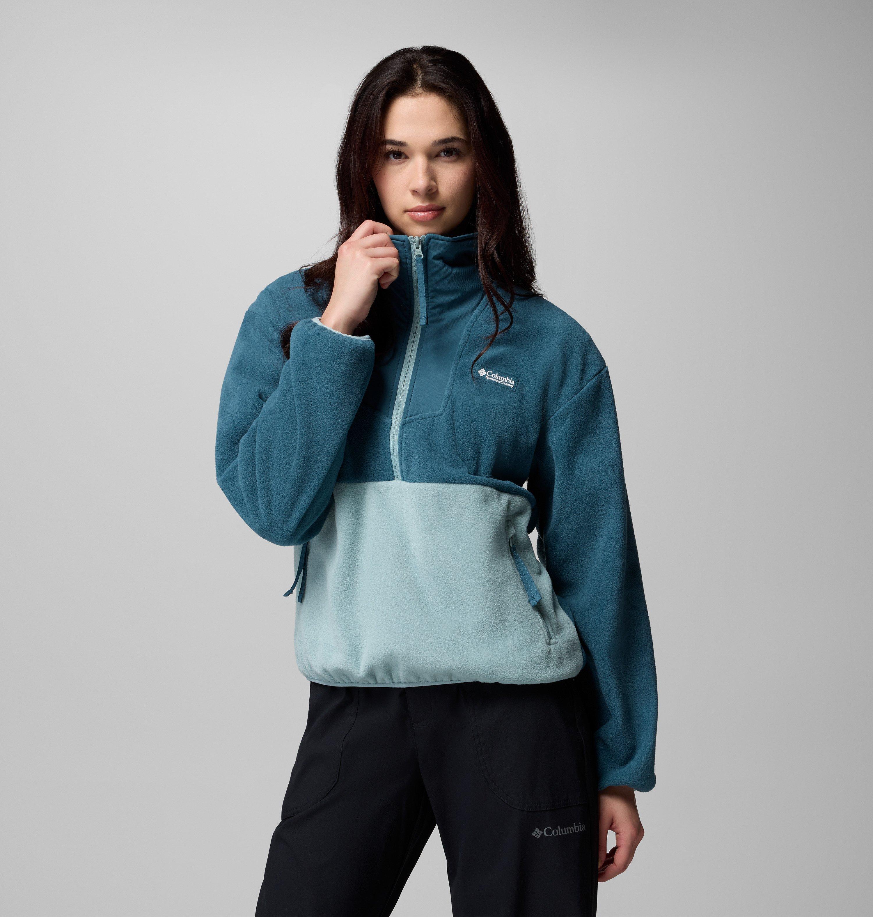 Columbia Sportswear Women's Blue Columbia - Sequoia Grove™ Half Zip Fleece - Ever, Crushed Extra Large