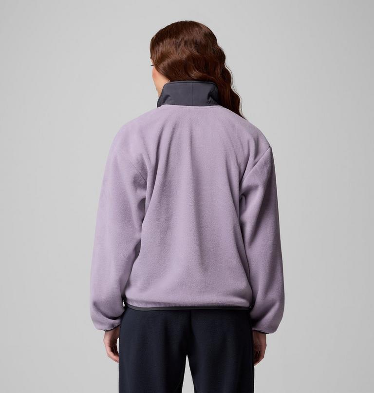 Women's Sequoia Grove Half Zip Fleece, Color: Shale Purple, Shark, Shark, image 3